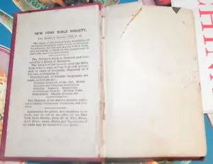 New York Bible society 100+ years old - Imagen 1 de 6