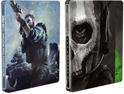 Call of Duty Modern Warfare and Modern Warfare 2 Steelbook No Game Included New