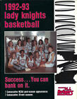 1992-93 Rutgers University Lady Knights Basketball Media Guide, Coach Grentz HOF