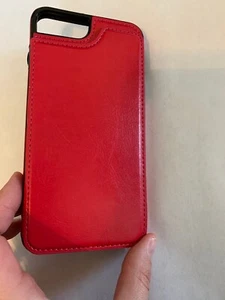 Onetop Dark Pink Wallet Case For Iphone 7+/8+ - Picture 1 of 7