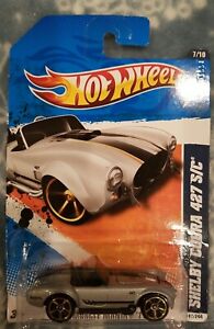 2011 Hot Wheels Shelby Cobra 427 S/C Silver  107/244 Muscle Mania 11