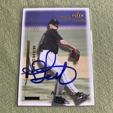 2001 Fleer Triple Crown Al Leiter #210 SIGNED AUTOGRAPHED NY Mets Baseball Card