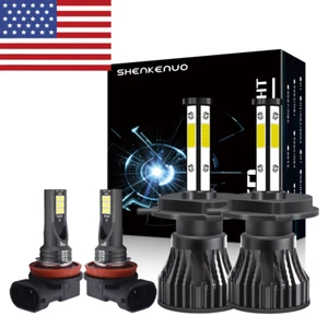 Combo LED Headlight Kit for Toyota Tacoma 2012-2015 Hi/Low Beam Fog Light Bulbs - Picture 1 of 10