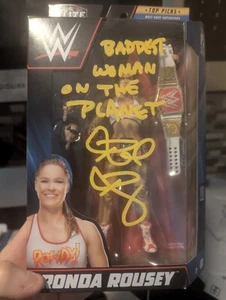 Figura Elite WWE firmada por Ronda Rousey JSA Baddest Woman On The Planet - Imagen 1 de 4