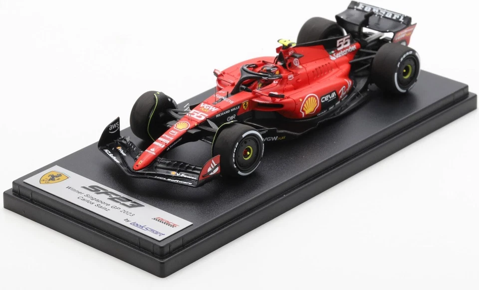 Scuderia Ferrari SF-23 Winner Singapore GP #55 Carlos Sainz in 1:43 scale - Image 1 of 1