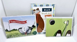 Lot Of 3 Golf Themed Father's Day Cards (LOT #3) - Picture 1 of 8