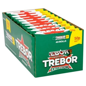 Trebor Extra Strong Peppermint Mints Roll Pfefferminzbonbon 40x 41.3g - Bild 1 von 1