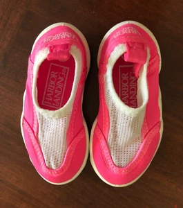 Vintage Harbor Landing Toddler Girls Pink & White water shoes Size 5 - Picture 1 of 5