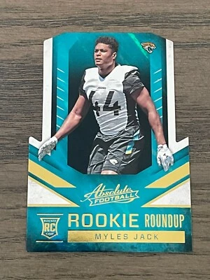 2016 Panini Absolute Rookie Roundup Die Cut Myles Jack #20 - Image 1 of 2