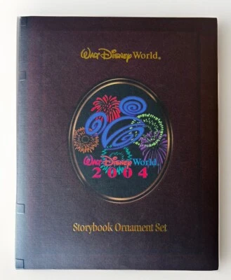 Walt Disney World 2004 Storybook Ornaments Set Mickey Minnie Donald Goofy Pluto - Image 1 of 4