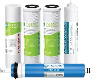 APEC ESSENCE Series 50 GPD FILTER-MAX-ES50 - Complete Replacement Filters - NIB - Picture 1 of 7