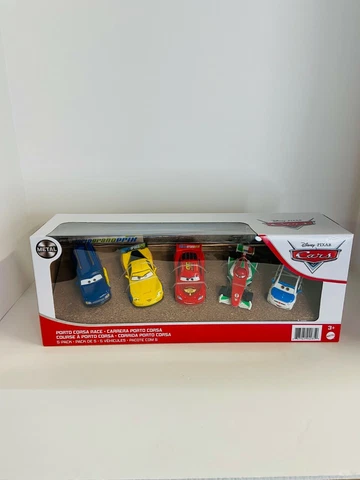 Disney Pixar Cars 5-Pack Porto Corsa Race, NIB, **Ships Same Day** Cover