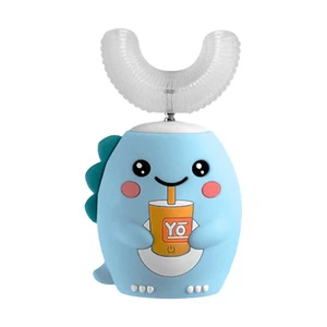 U Shaped electric Toothbrush Kids Silicone 360 automatic USB Rechargeable - Picture 1 of 12