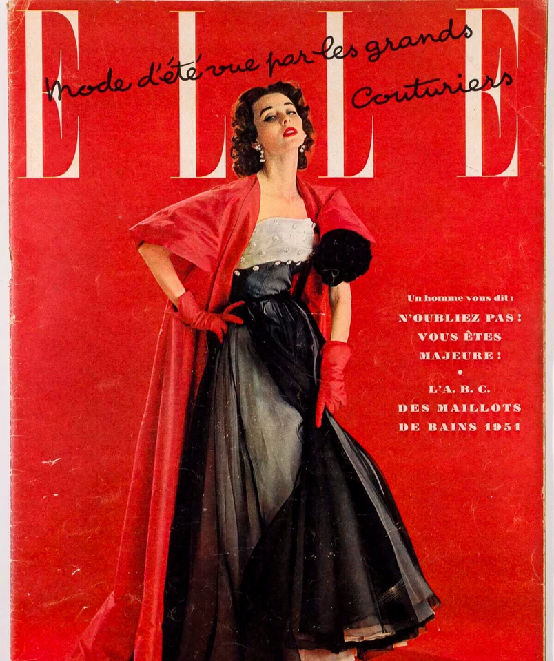 DORIAN & VIVIEN LEIGH Laurence Olivier MALAYSIA Elle France magazine FATH 1950s - Image 1 of 4