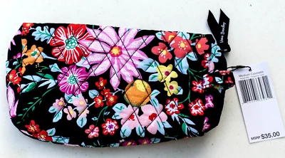 Estuche de Maquillaje Cosmético Mediano Vera Bradley en Mandarina Twist.  Nuevo con etiquetas Foto 1 de 3