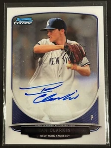 2013 Bowman Chrome Draft Ian Clarkin AUTO Prospect Autograph Yankees Cubs 5 - Picture 1 of 2