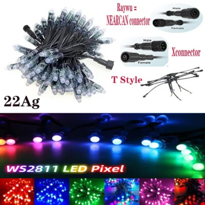 LED Pixels String Light Addressable IP68 Dream Color for Christmas Holiday Party - Image 1 of 4