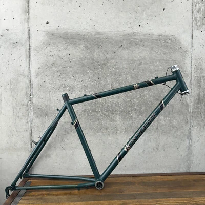 Vintage Bontrager Privateer Frame Made in USA 19 in 17 in Green 1990s MTB Bike - Image 1 of 4