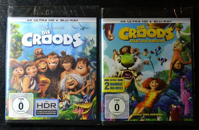 New & Sealed EU Edition 4K The Croods /The Croods A New Age 4K +Blu-ray - Image 1 of 4