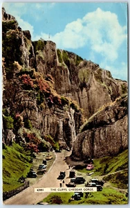 Postcard Cheddar Gorge Cliffs Somerset England posted 1965 - Picture 1 of 2