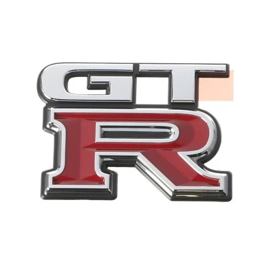 OEM Nissan "GT-R" maletero trasero cromo emblema R33 GT-R insignia 84896-24U00 NUEVO Foto 1 de 3