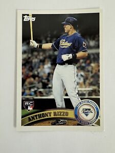 2011 Topps Update Anthony Rizzo RC #US55 Rookie Chicago Cubs “Pack Fresh” 🔥🔥🔥