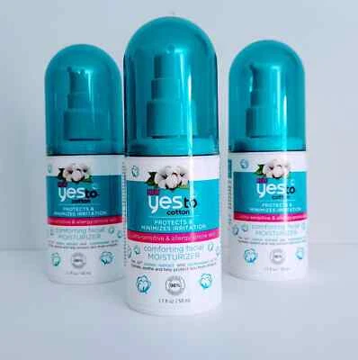 Yes To Cotton Protects Minimizes Irritation Facial Moisturizer 1.7 Oz ea 3 Pack - Image 1 of 2