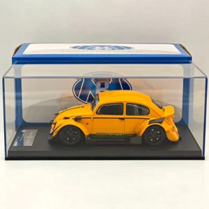 Modellino auto 1/18 Volkswagen VW Maggiolino RWB Robert Design Brasile - resina Senna - Foto 1 di 8