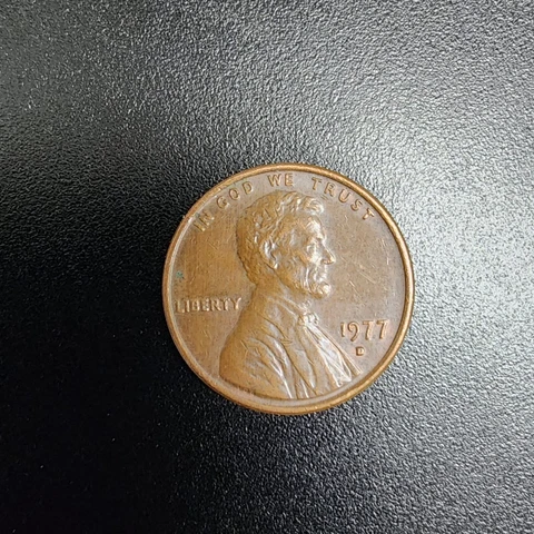 1977 D Penny Lincoln (collection coin) Cover