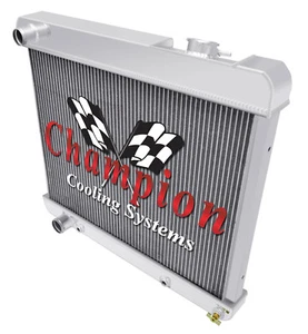 Radiador Supply Champion 4 filas todo aluminio para Cadillac 1961-1965 #MC2284 - Imagen 1 de 7