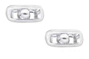 2 intermitentes laterales cristalinos derecha = izquierda para AUDI A3 A4 Avant A6 2002-2013 - Imagen 1 de 1