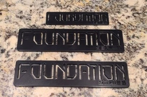 Tesla Cybertruck 3D Print Set of 3 Shiny Foundation Series plaques - Bild 1 von 1