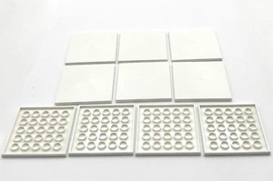 Lego 10 Nuevos Azulejos Blancos Planos Suaves 6 x 6 con Tubos Inferiores - Imagen 1 de 1