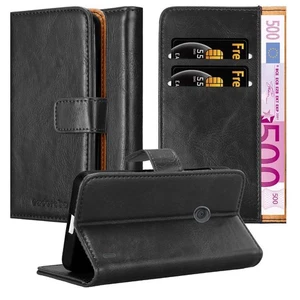 Custodia per Nokia Lumia 520 Protezione Portafoglio Cover Magnetica Lusso Libro - Foto 1 di 37