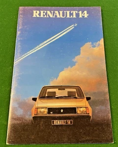Brochure de Vente  RENAULT 14 - 1981 - Bel Etat. - Picture 1 of 7
