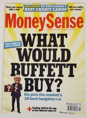 Money Sense Magazine Sep Oct 2012 What Would Buffett Buy? Foto 1 de 2
