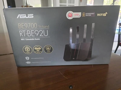 ASUS RT-BE92U BE9700 Tri-Band WiFi 7 Router Supports New 320MHz Bandwidth - Image 1 of 3