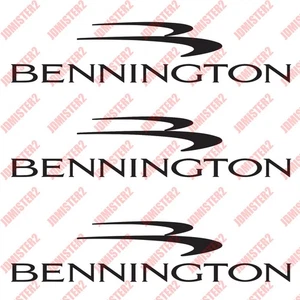 BENNINGTON BOAT DECALS Bennington Vinyl Stickers - Any Size Any Color - Bild 1 von 1