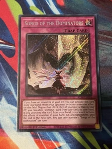 Yugioh! Lieder der Dominatoren Secret Rare ALIN-DE078 1. Auflage NM - Bild 1 von 1