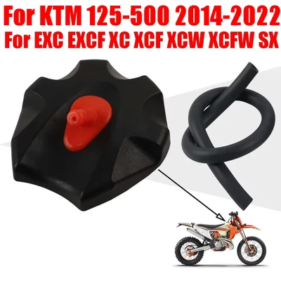 KTM 125 150 250 300 350 450 500 EXC SX XC Fuel Tank Gas Cap Cover - Image 1 of 4