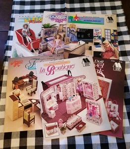 Annie's Attic Fashion Doll Plastic Canvas Pattern Booklets Lot Of 6 Vintage - Picture 1 of 15