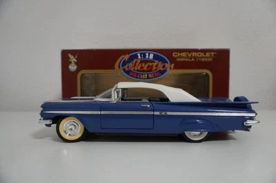 Road Legends 1/18 Modellauto - 1959 Chevrolet Impala Blue - 92118 - Bild 1 von 4