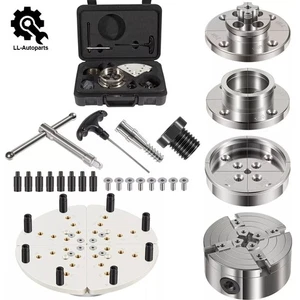 Juego de mandriles de torno de madera de 4" 1" x 8 tpi autocentrado 4 mordazas juego de mandriles de torneado de madera - Imagen 1 de 15