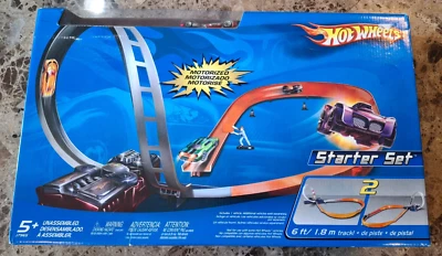 2005 MATTEL HOT WHEELS MOTORIZED STARTER SET, NEW , J7965 - Image 1 of 4
