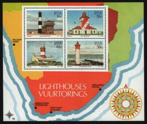 Sudáfrica 1988 - Mi-Nr. Bloque 21 ** - MNH - Faros / Faros - Imagen 1 de 1
