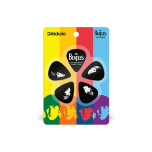 D'Addario Meet the Beatles Medium Guitar Picks - 10-pack MEDIUM - Picture 1 of 3