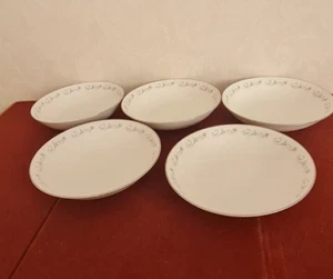 Royal Worcester Bridal Lace Cereal Bowl x 5 - Picture 1 of 5