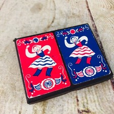 vtg RUSSIAN WAR RELIEF 2 full sets of Playing cards + Jokers complete