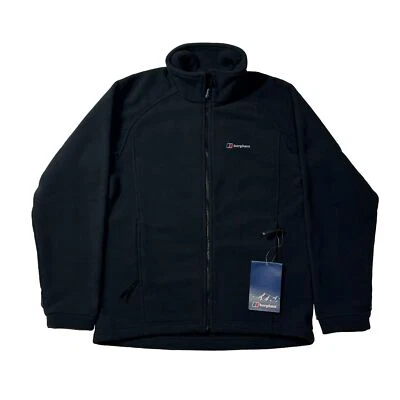 NWT Berghaus Spectrum Fleece Full Zip Jacket - Vintage Y2K - Black Men’s Medium - Image 1 of 4