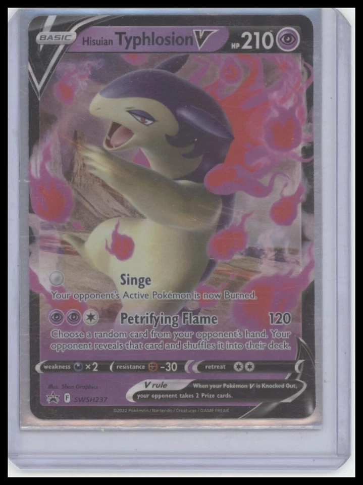 SWSH: Sword & Shield Promo Cards #SWSH237 Hisuian Typhlosion V - Image 1 of 1